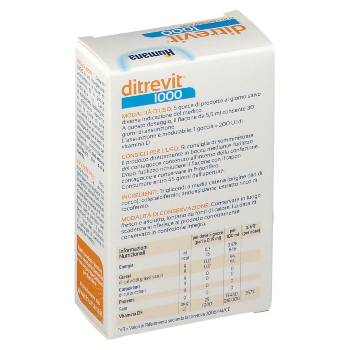 DITREVIT 1000 5,5 ML