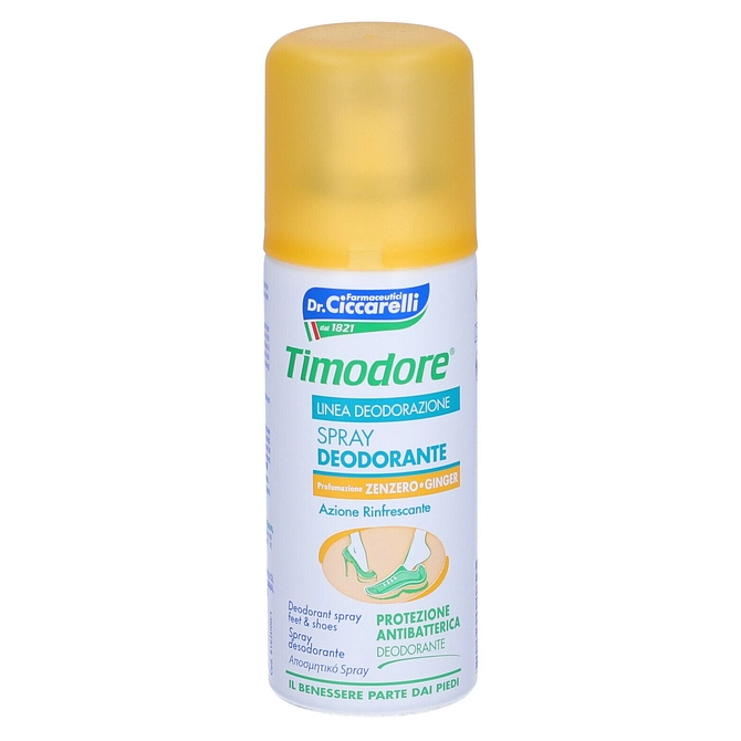 Timodore Spray Deodorante Allo Zenzero 150 Ml