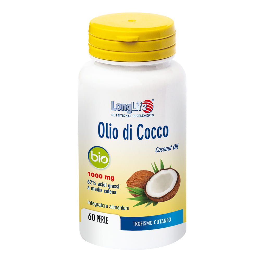LONGLIFE OLIO COCCO BIO 60 PERLE IN GELATINA