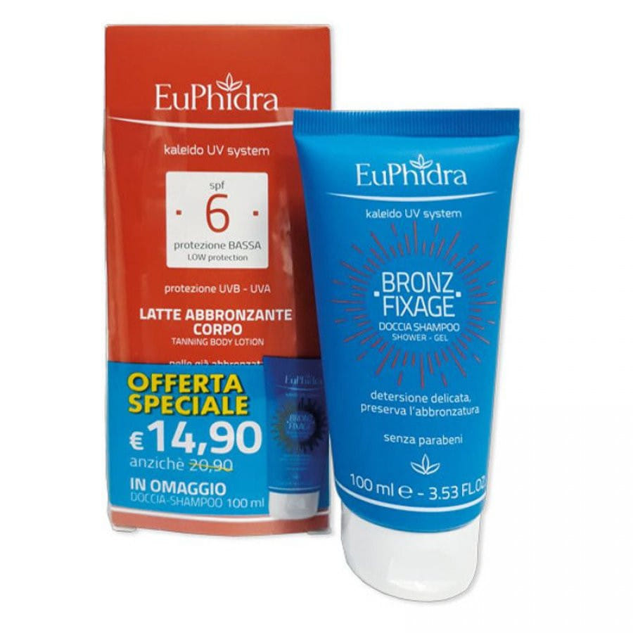 EUPHIDRA UV SYSTEM LATTE 6 CORPO 150 ML + DOCCIA BRONZE