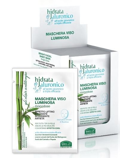 Hjdrata Jaluronico Maschera Viso Luminosa Monodose 15 Ml