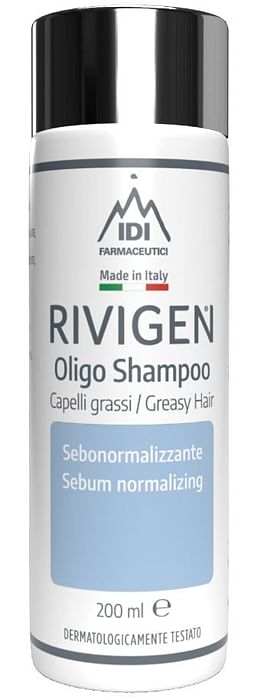 Rivigen Oligo Shampoo Capelli Grassi 200 Ml