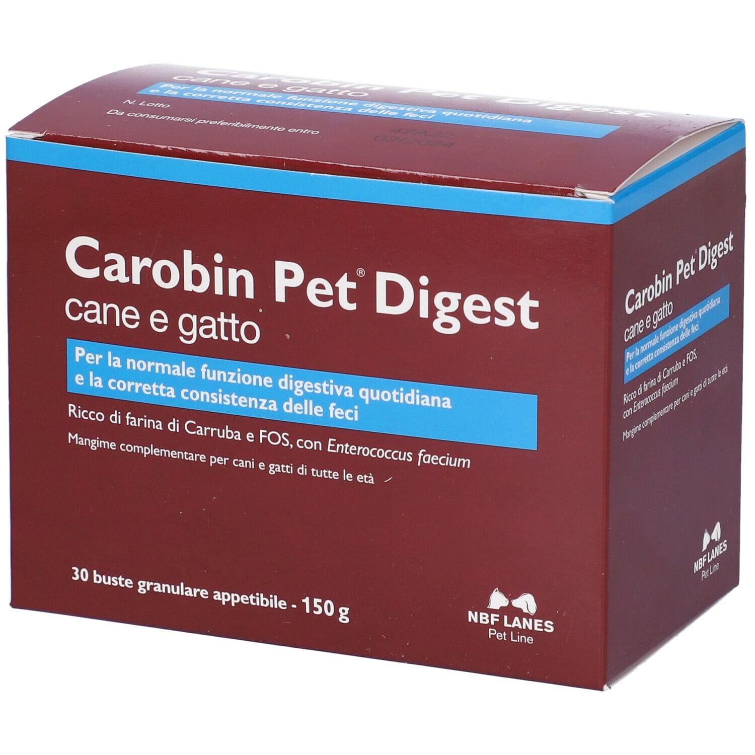 Carobin Pet Digest Granulare 30 Buste Da 5 G
