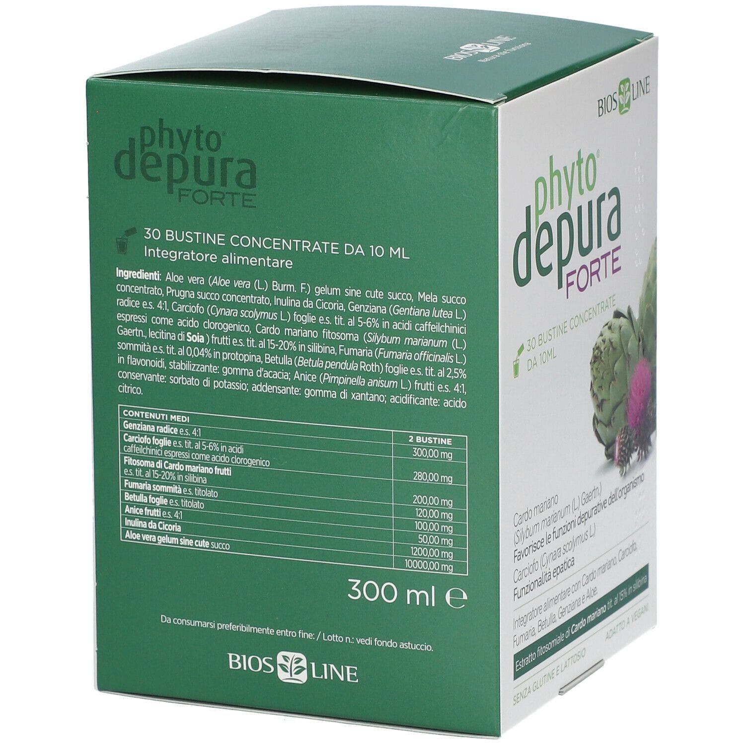 PHYTODEPURA FORTE 30 BUSTINE CONCENTRATE DA 10 ML