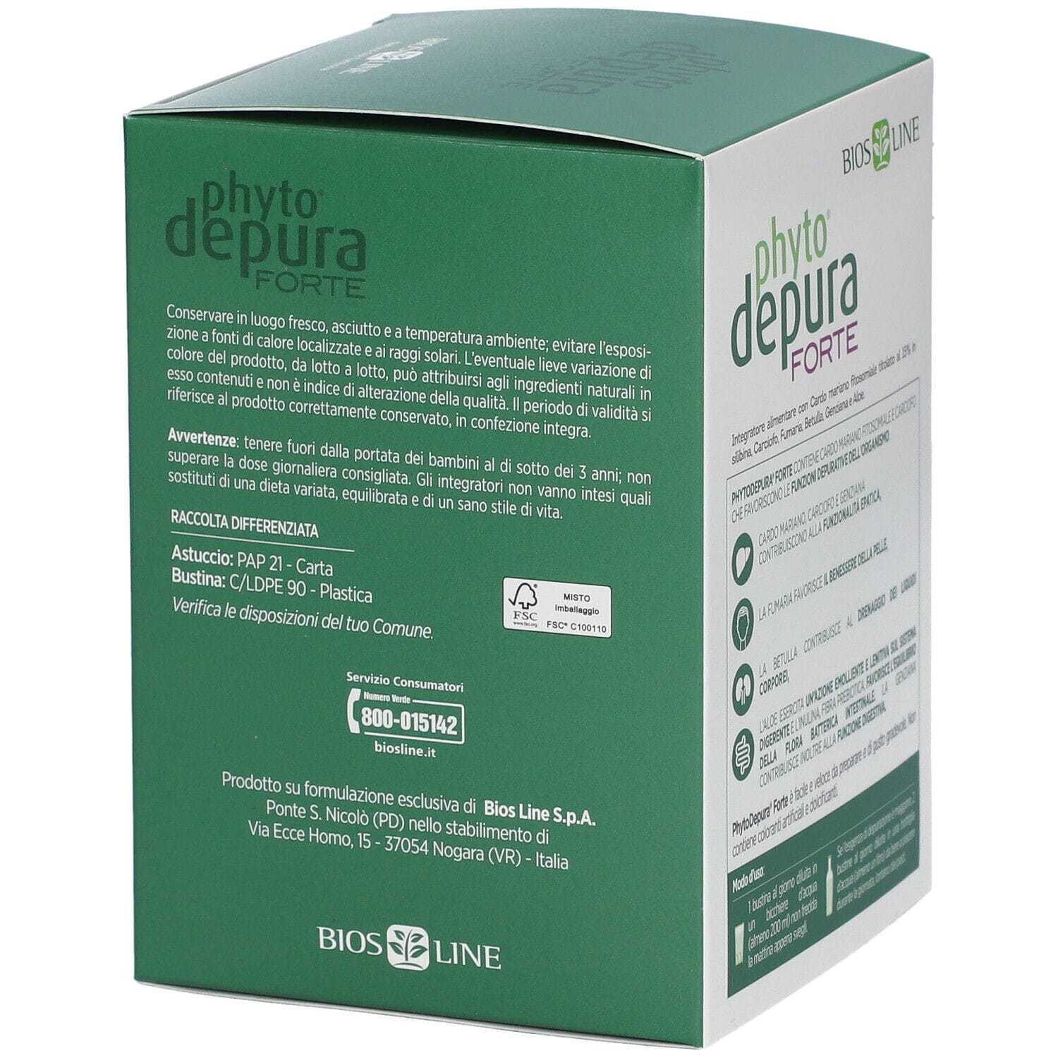 PHYTODEPURA FORTE 30 BUSTINE CONCENTRATE DA 10 ML