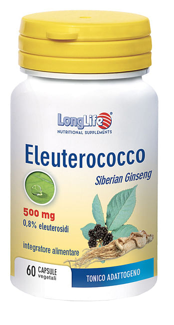 Longlife Eleuterococco 0,8% 60 Capsule 500 Mg