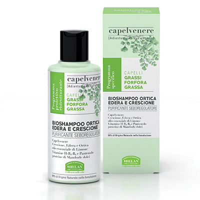 CAPELVENERE BIOSHAMPOO ORTICA EDERA E CRESCIONE 200 ML