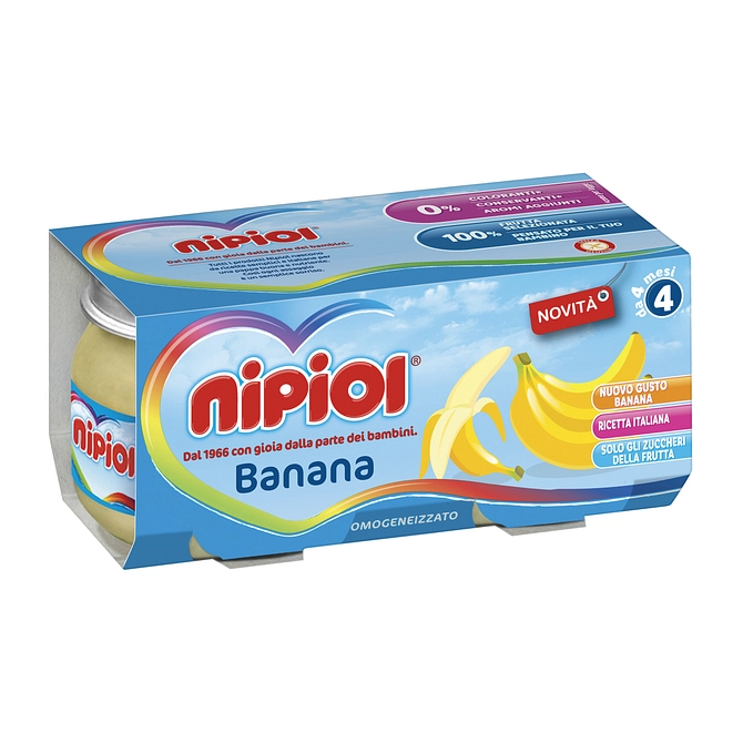 Nipiol Omogeneizzato Banana 2 X 80 G