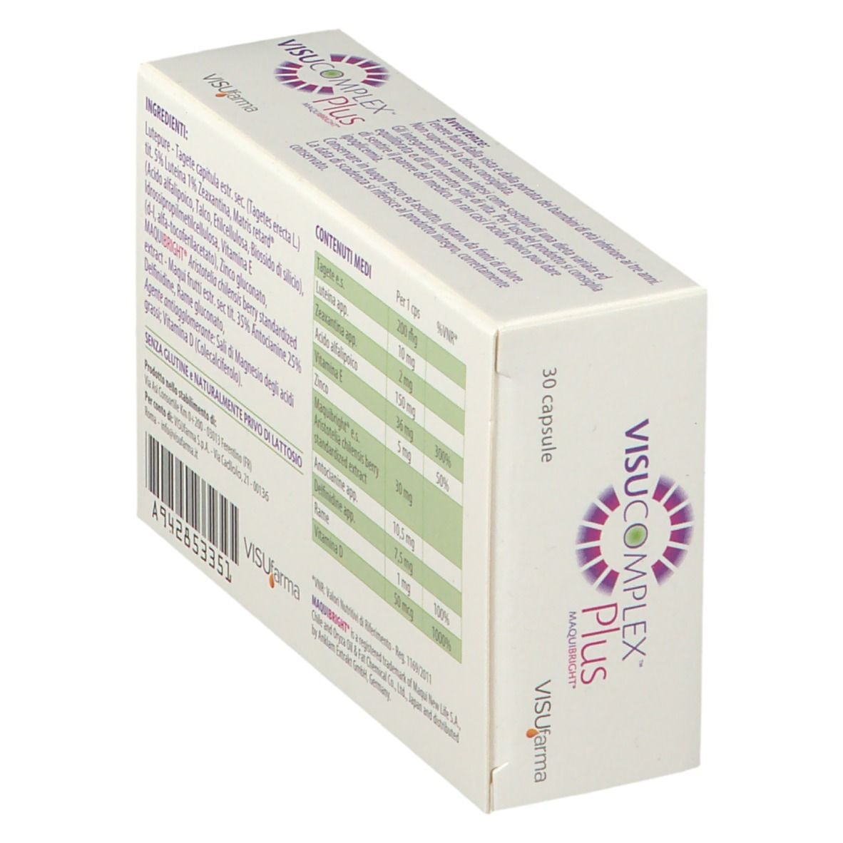 VISUCOMPLEX PLUS 30 CAPSULE