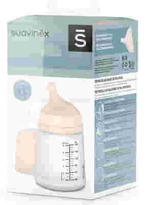 SUAVINEX ZERO ZERO BIBERON SPECIALE ALLATTAMENTO DA 180ML TAGLIA UNICA