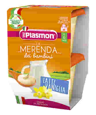 PLASMON LA MERENDA DEI BAMBINI MERENDE LATTE VANIGLIA ASETTICO 2 X 120 G
