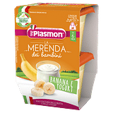 PLASMON LA MERENDA DEI BAMBINI SAPORI DI NATURA BANANA YOGURT ASETTICO 2 X 120 G