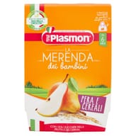 PLASMON LA MERENDA DEI BAMBINI SAPORI DI NATURA PERA CEREALI ASETTICO 2 X 120 G