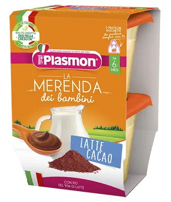 PLASMON LA MERENDA DEI BAMBINI MERENDE LATTE CACAO ASETTICO 2 X 120 G PLASMON LA MERENDA DEI BAMBINI MERENDE LATTE CACAO ASETTICO 2 X 120 G