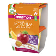 PLASMON LA MERENDA DEI BAMBINI MERENDE FRUTTA CEREALI ASETTICO 2 X 120 G