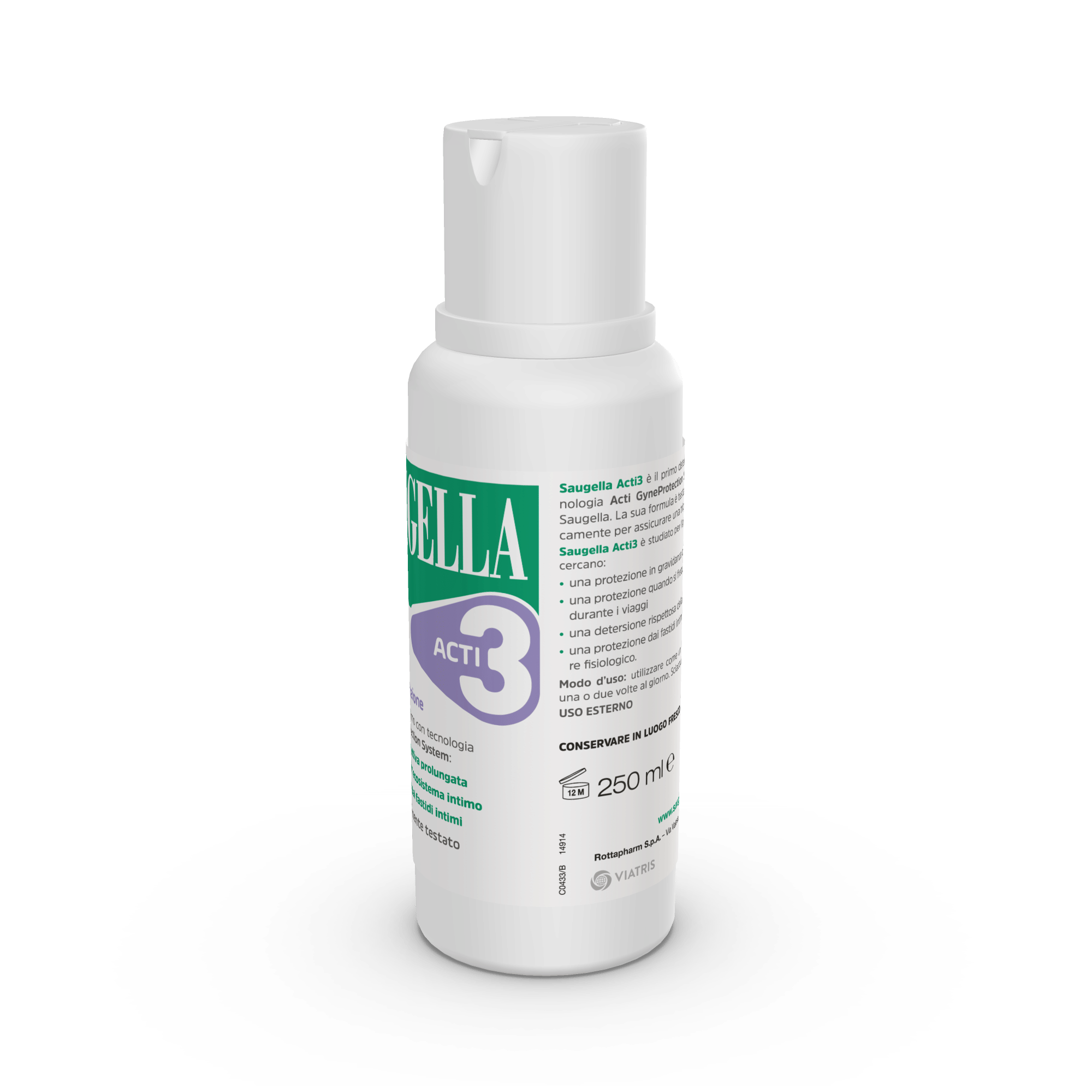 SAUGELLA ACTI3 DETERGENTE INTIMO 250 ML