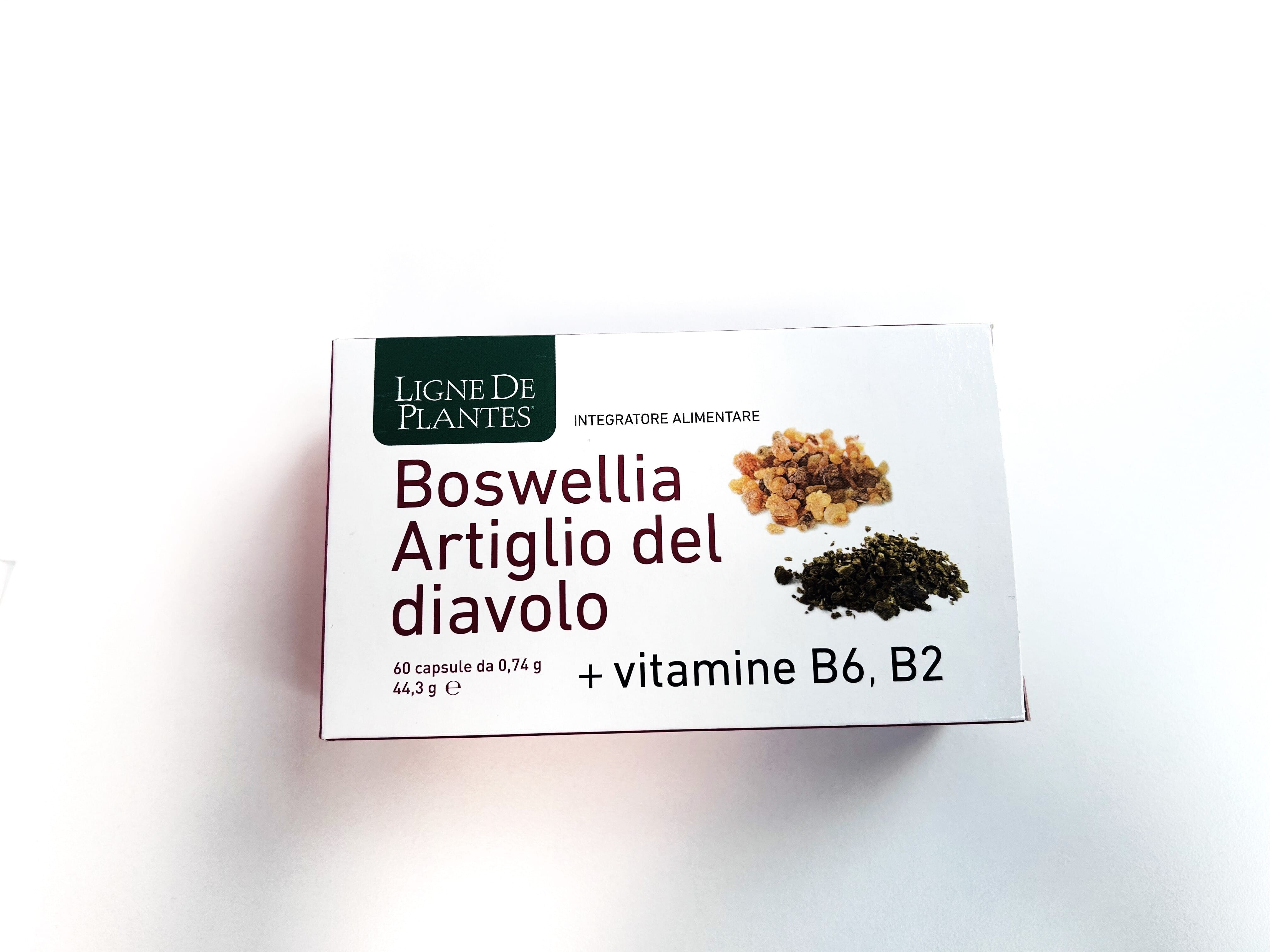 BOSWELLIA ARTIGLIO DIAVOLO VITAMINE B6 B2 60 CAPSULE DA 0,74 G