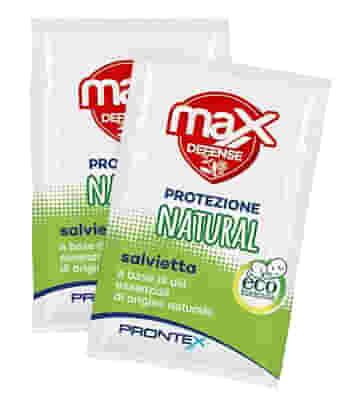 PRONTEX MAX DEFENSE SALVIETTINE NATURAL 6 PEZZI