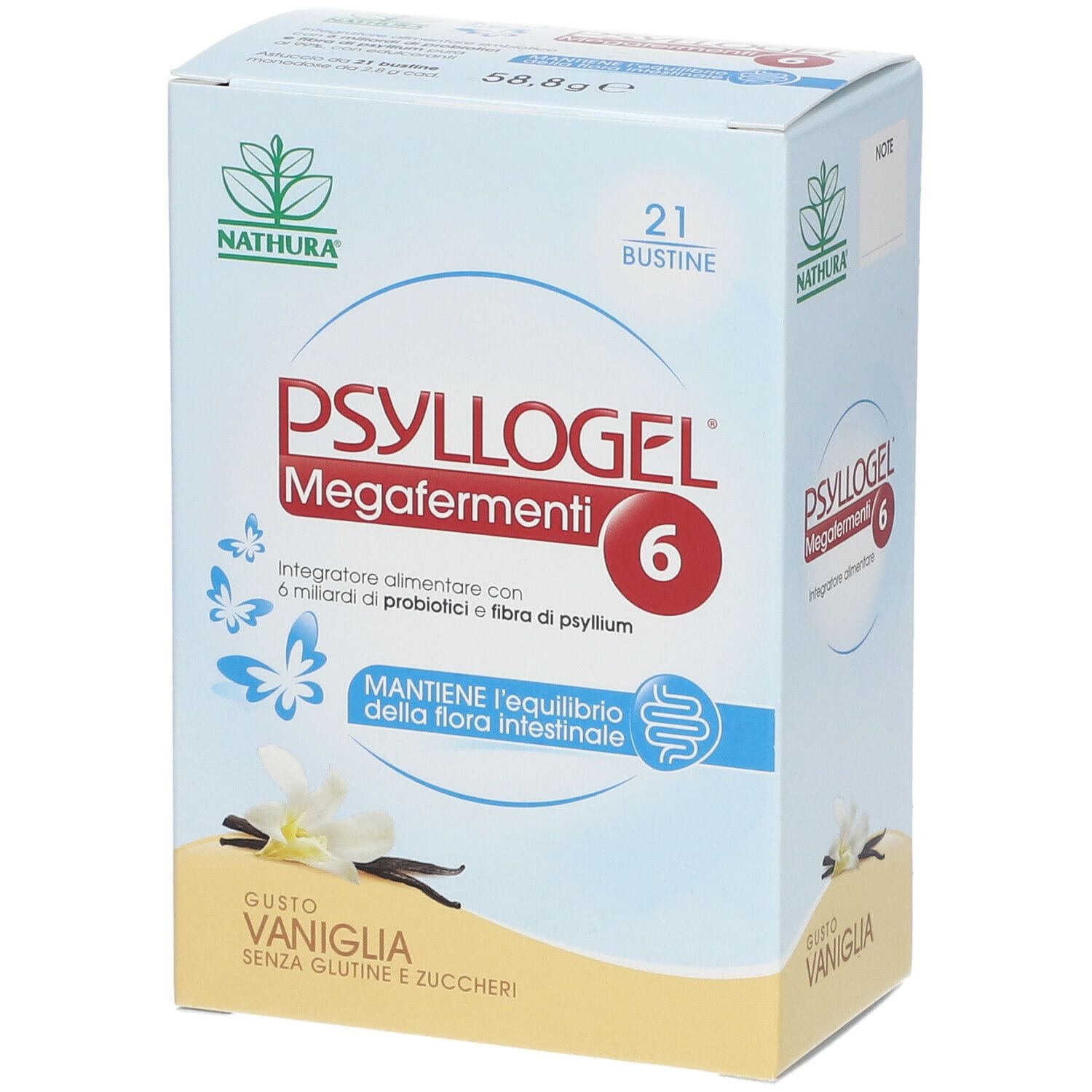 PSYLLOGEL MEGAFERMENTI 6 VANIGLIA 21 BUSTINE