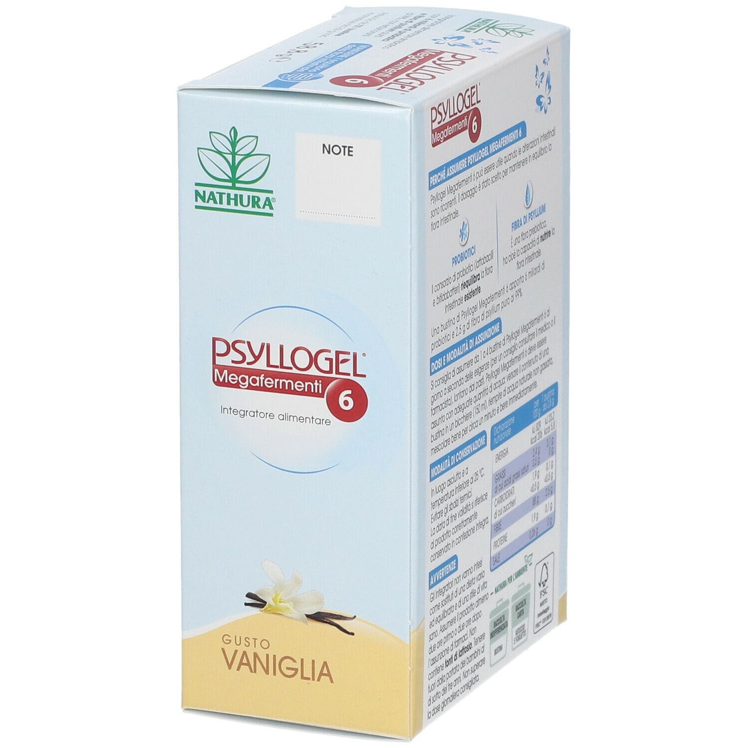 PSYLLOGEL MEGAFERMENTI 6 VANIGLIA 21 BUSTINE