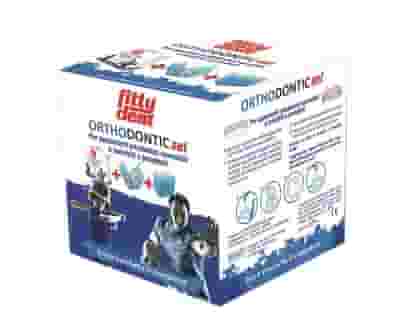 PLAKKONTROL FITTYDENT ORTHODONTIC SET VASCHETTA + COMPRESSE PULIZIA APPARECCHI ORTODONTICI