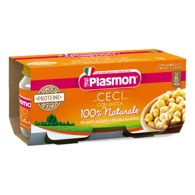 PLASMON OMOGENEIZZATO CECI/ZUCCA 2 X 80 G PLASMON OMOGENEIZZATO CECI/ZUCCA 2 X 80 G