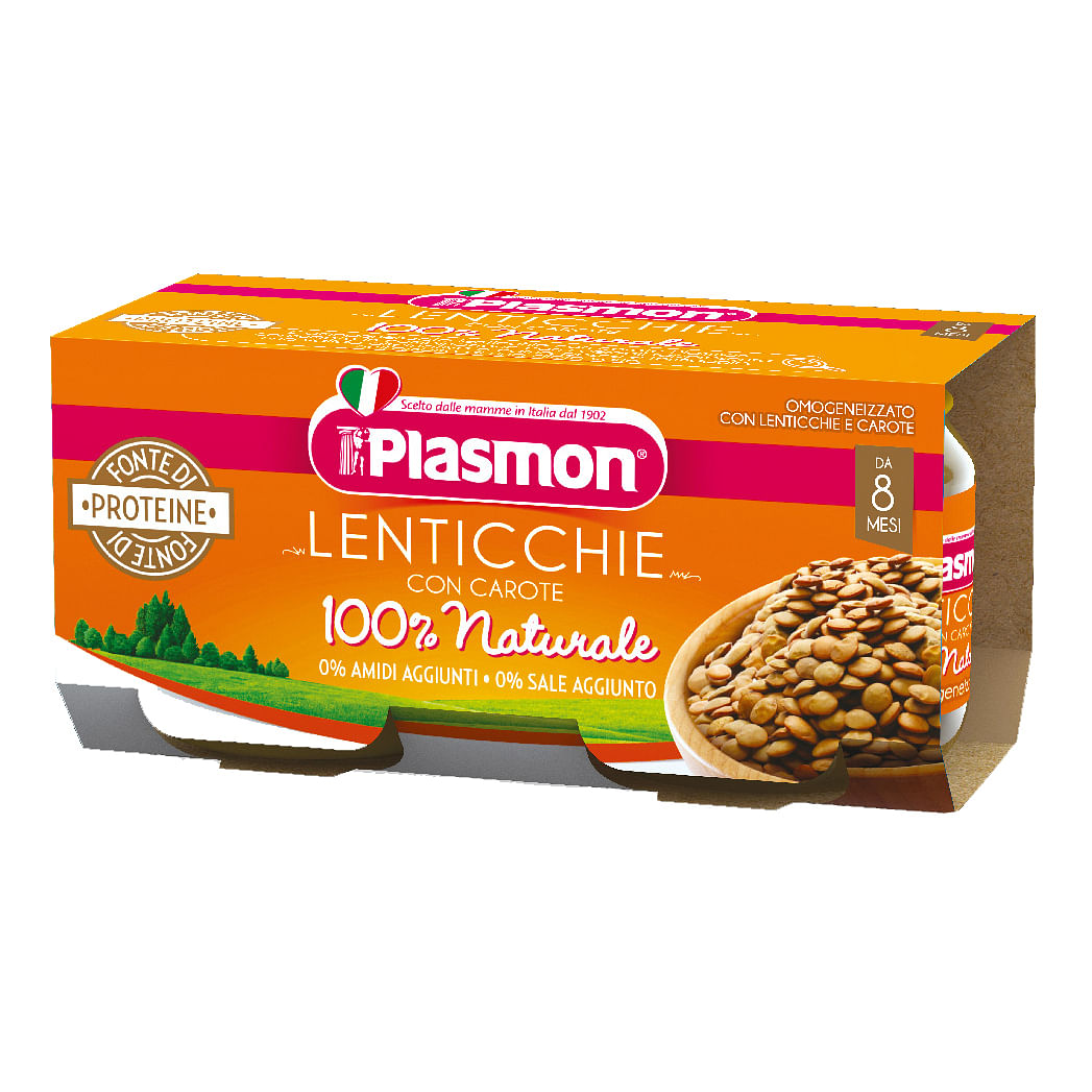 Plasmon Omogeneizzato Lenticchie 2 X 80 G