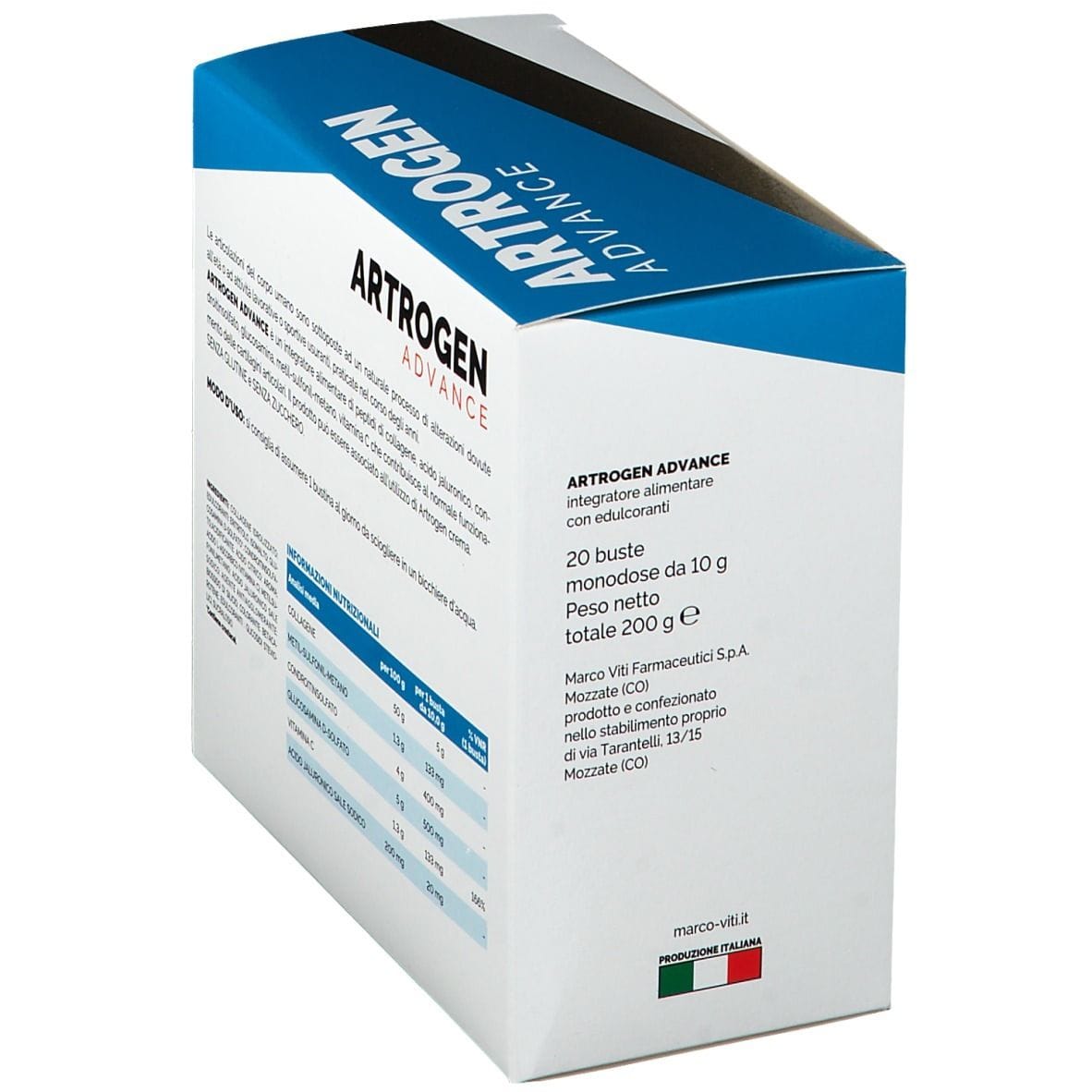 ARTROGEN ADVANCE 20 BUSTINE DA 10 G