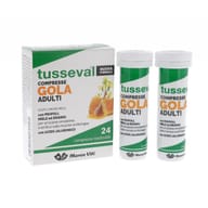 TUSSEVAL GOLA ADULTI 24 COMPRESSE MASTICABILI LIMONE E MIELE