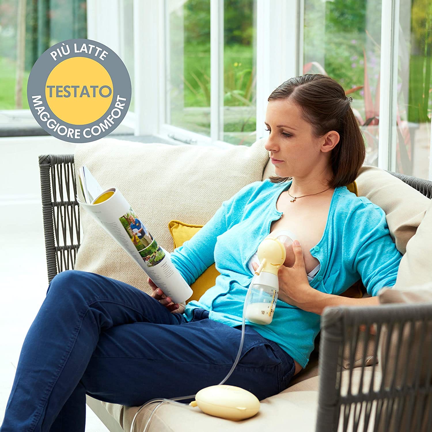 TIRALATTE ELETTRICO SWING FLEX CON 2-PHASE EXPRESSION