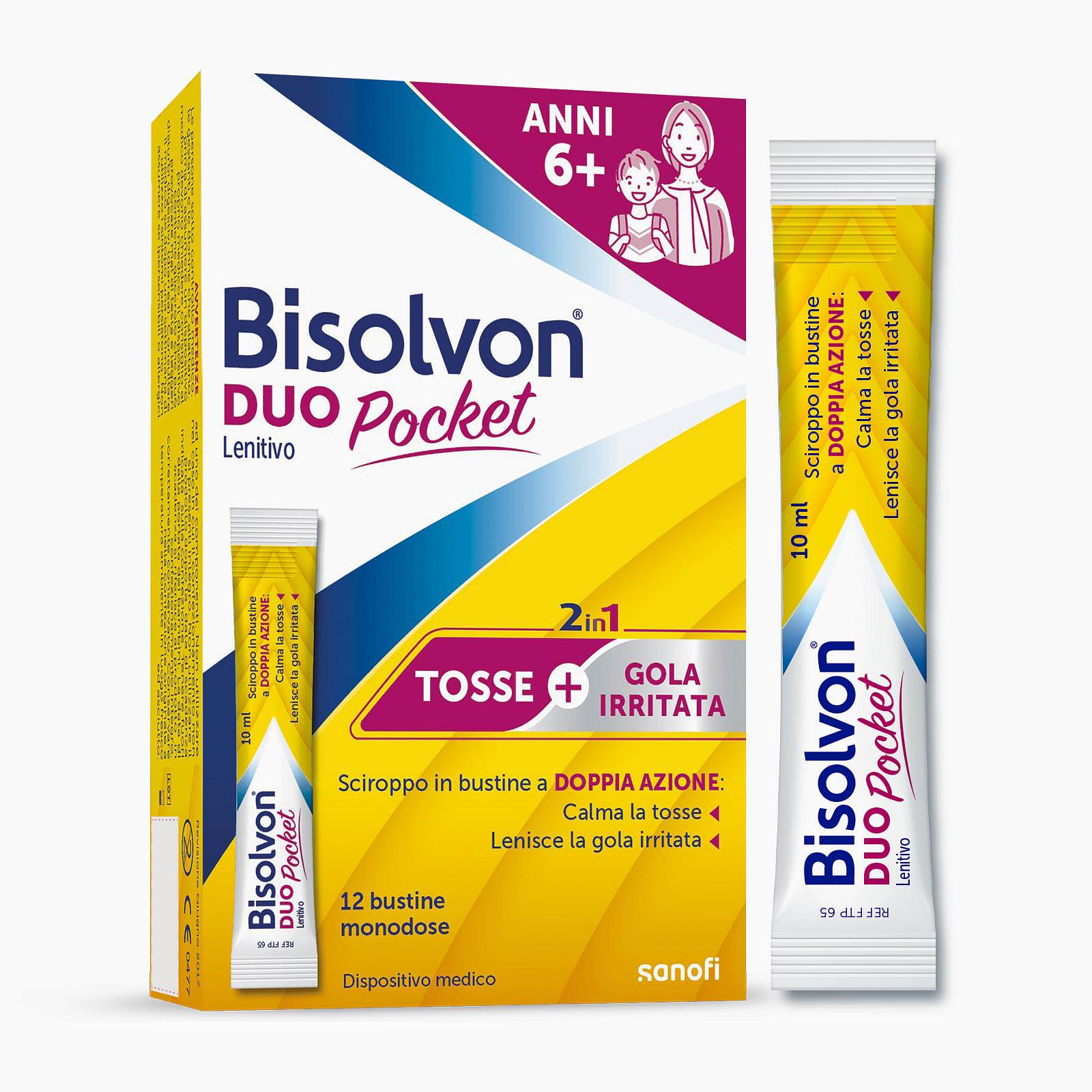 Bisolvon Duo Pocket Lenitivo New 12 Bustine