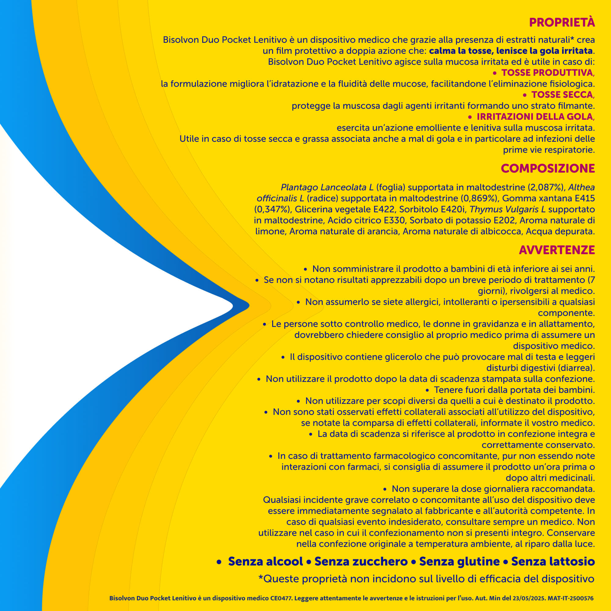 BISOLVON DUO POCKET LENITIVO NEW 12 BUSTINE