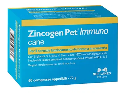 ZINCOGEN PET IMMUNO 60 COMPRESSE ZINCOGEN PET IMMUNO 60 COMPRESSE