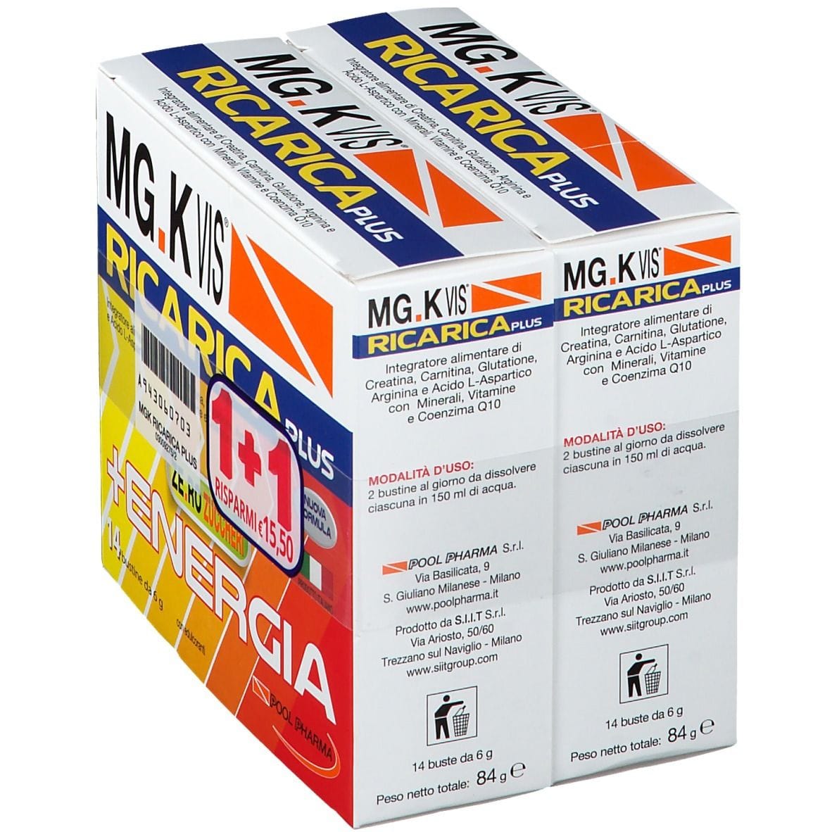 MGK VIS RICARICA PLUS 14 BUSTINE + 14 BUSTINE
