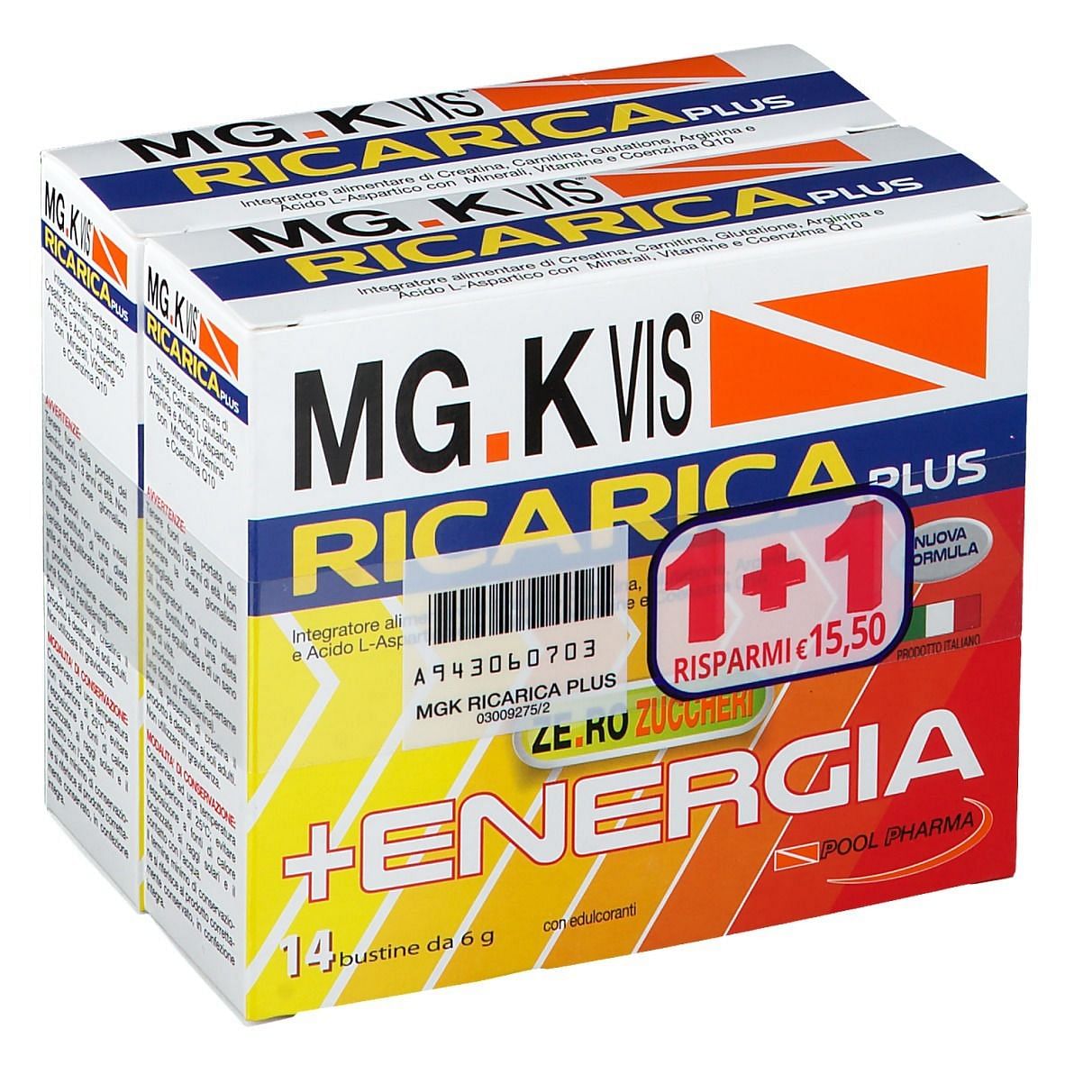 Mgk Vis Ricarica Plus 14 Bustine + 14 Bustine