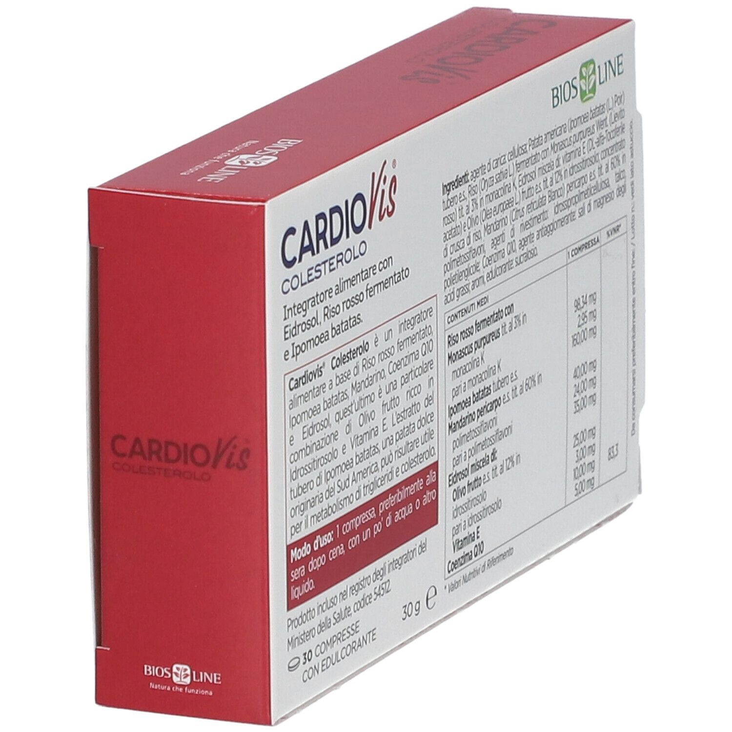 CARDIOVIS COLESTEROLO 30 COMPRESSE