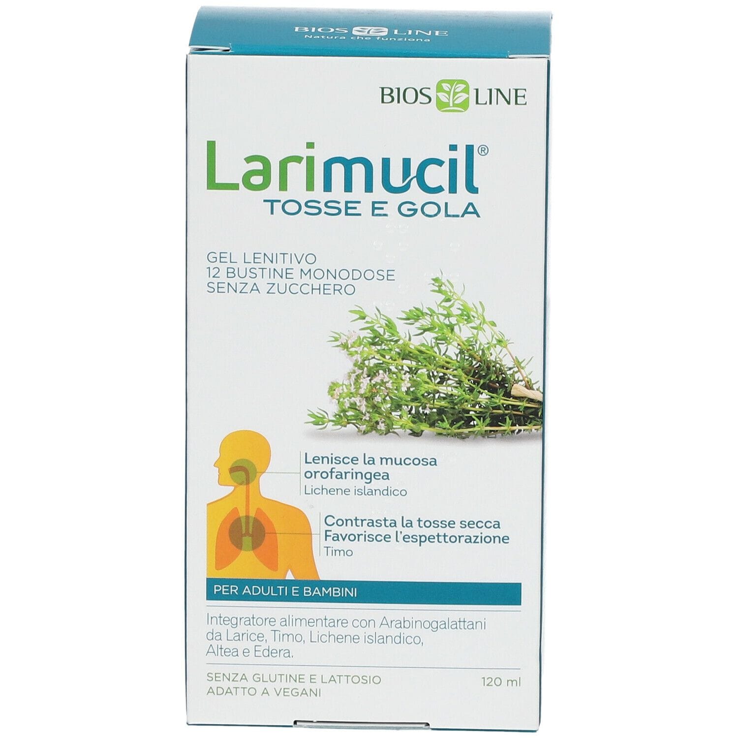 LARIMUCIL TOSSE GOLA 12 BUSTINE 10 ML