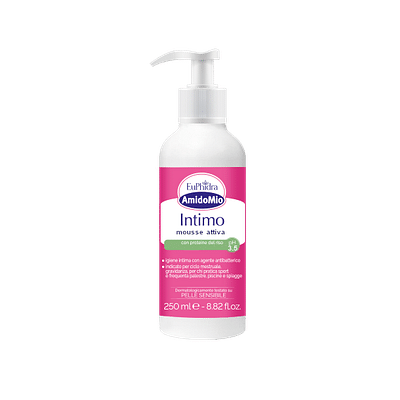 EUPHIDRA AMIDOMIO INTIMO MOUSSE ATTIVA PH 3,5 250 ML