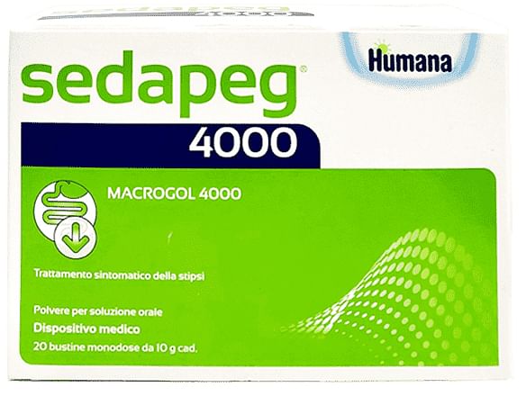 Sedapeg 4000 20 Bustine Monodose X 10 G Humana