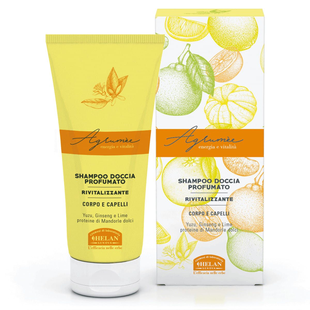 HELAN AGRUMEE SHAMPOO DOCCIA PROFUMATO RIVITALIZZANTE 200 ML