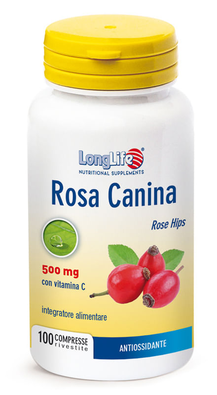 LONGLIFE ROSA CANINA 100 COMPRESSE RIVESTITE