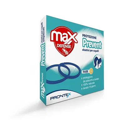 PREVENT ELASTICO ANTIPIDOCCHI MAX DEFENSE 12 PEZZI PREVENT ELASTICO ANTIPIDOCCHI MAX DEFENSE 12 PEZZI