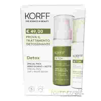 KORFF DETOX SIERO GIORNO 30 ML + NOTTE 30 ML
