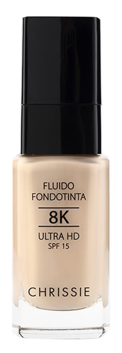 CHRISSIE 101 FLUIDO FONDOTINTA 8K ULTRA HD SPF 15 30 ML