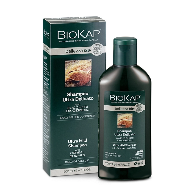 Biokap Bellezza Bio Shampoo Ultra Delicato Cosmos Ecocert 200 Ml Biosline