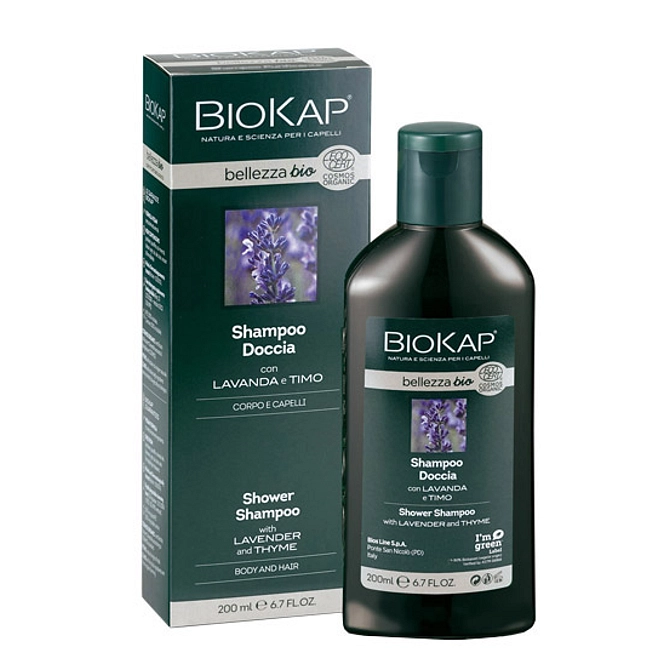 Biokap Bellezza Bio Shampoo Doccia Cosmos Ecocert 200 Ml Biosline