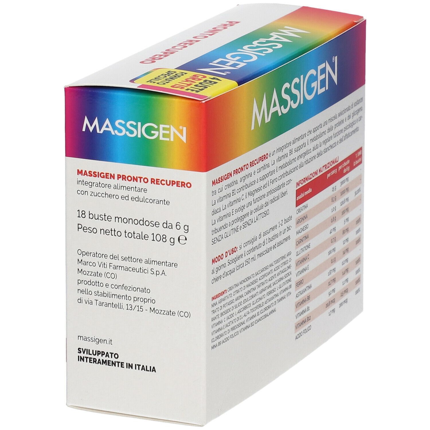 PRONTO RECUPERO 14 BUSTINE + 4 BUSTINE