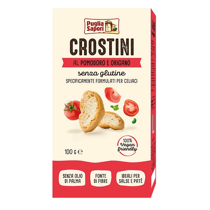 Puglia Sapori Crostini Al Pomodoro E Origano 100 G