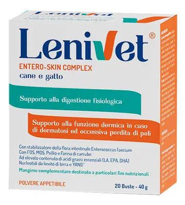 LENIVET ENTERO SKIN COMPLEX 20 BUSTE DA 2000 MG LENIVET ENTERO SKIN COMPLEX 20 BUSTE DA 2000 MG