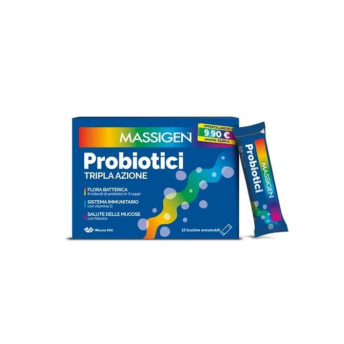 Massigen Probiotici 12 Stickpack Da 1 G Prezzo Pieno